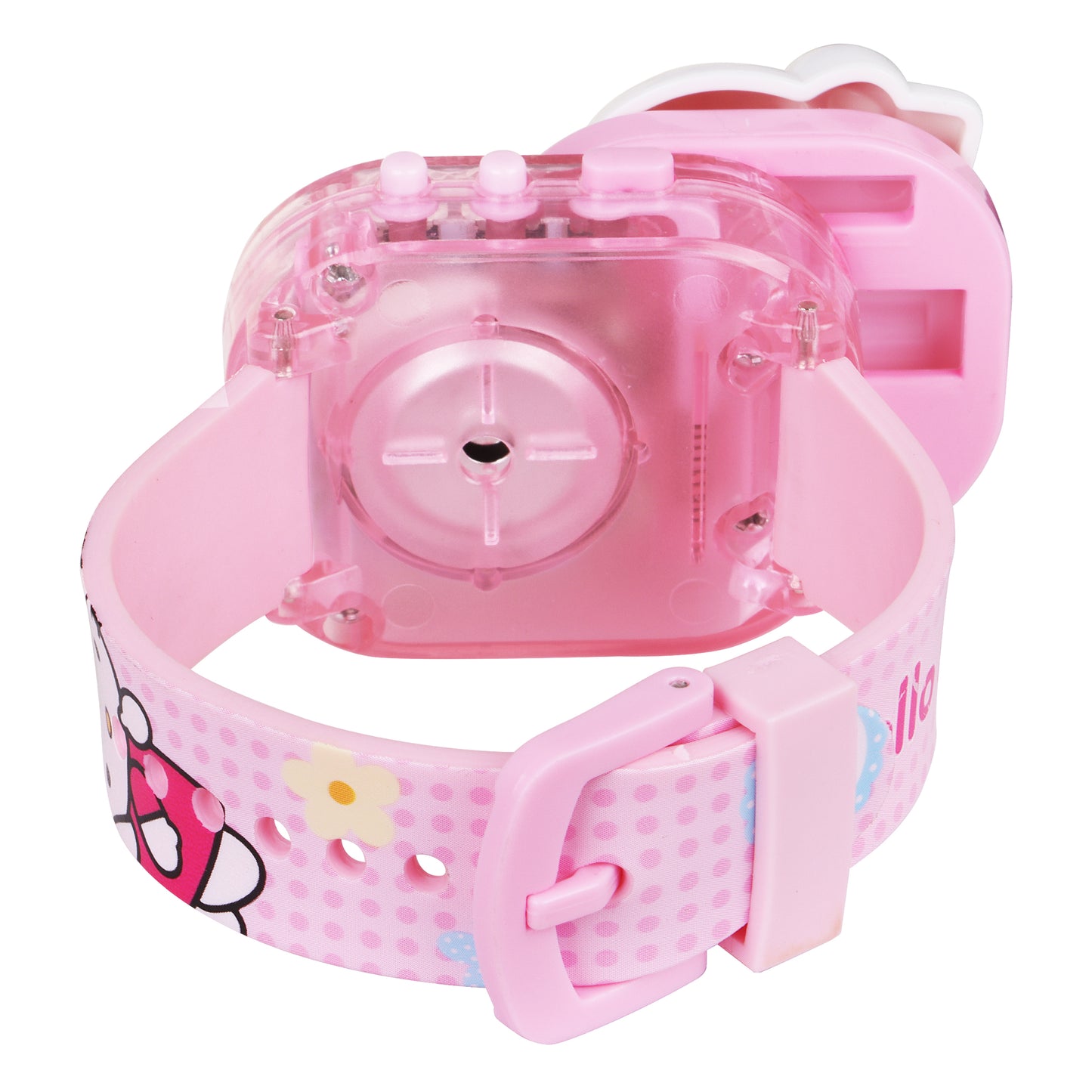 Matrix Premium Edition 3D Hello Kitty Face With Light Digital Watch for Kids