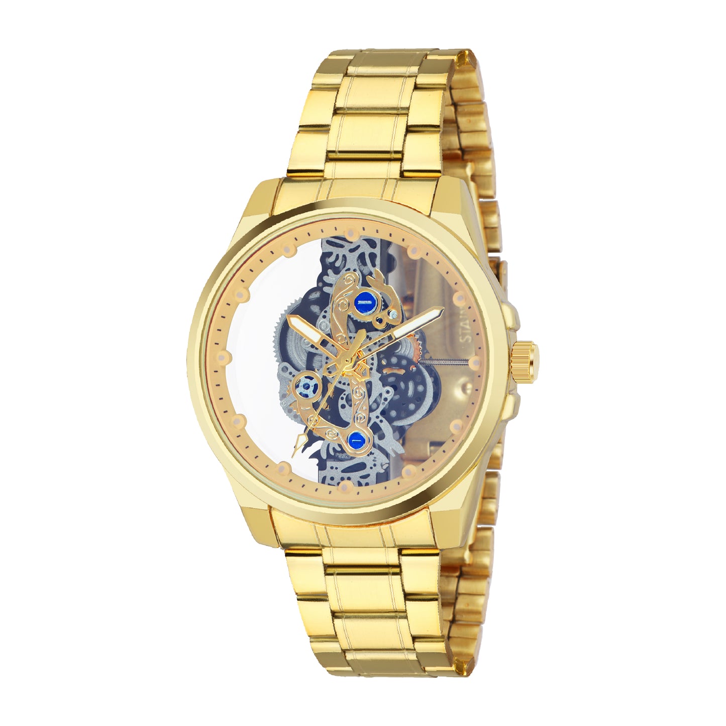 Matrix x Forest Edition Skeleton Stainless Steel Analog Watch For Men