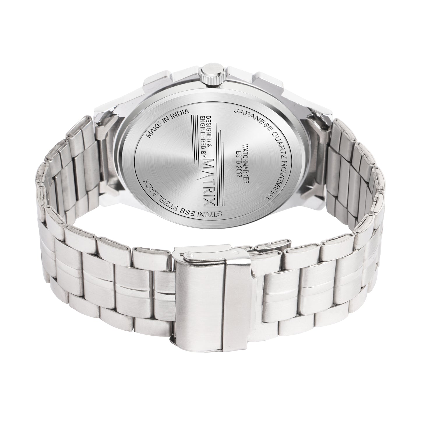 Matrix Classic Stainless Steel Analog Watch For Men