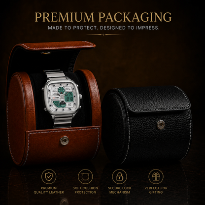 Matrix x Forest Edition ALPHA Digital Stainless Steel Sports Watch  for Men & Boys