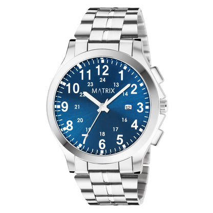 Matrix Classic Date Edition With Stainless Steel Strap Analog Watch for Men