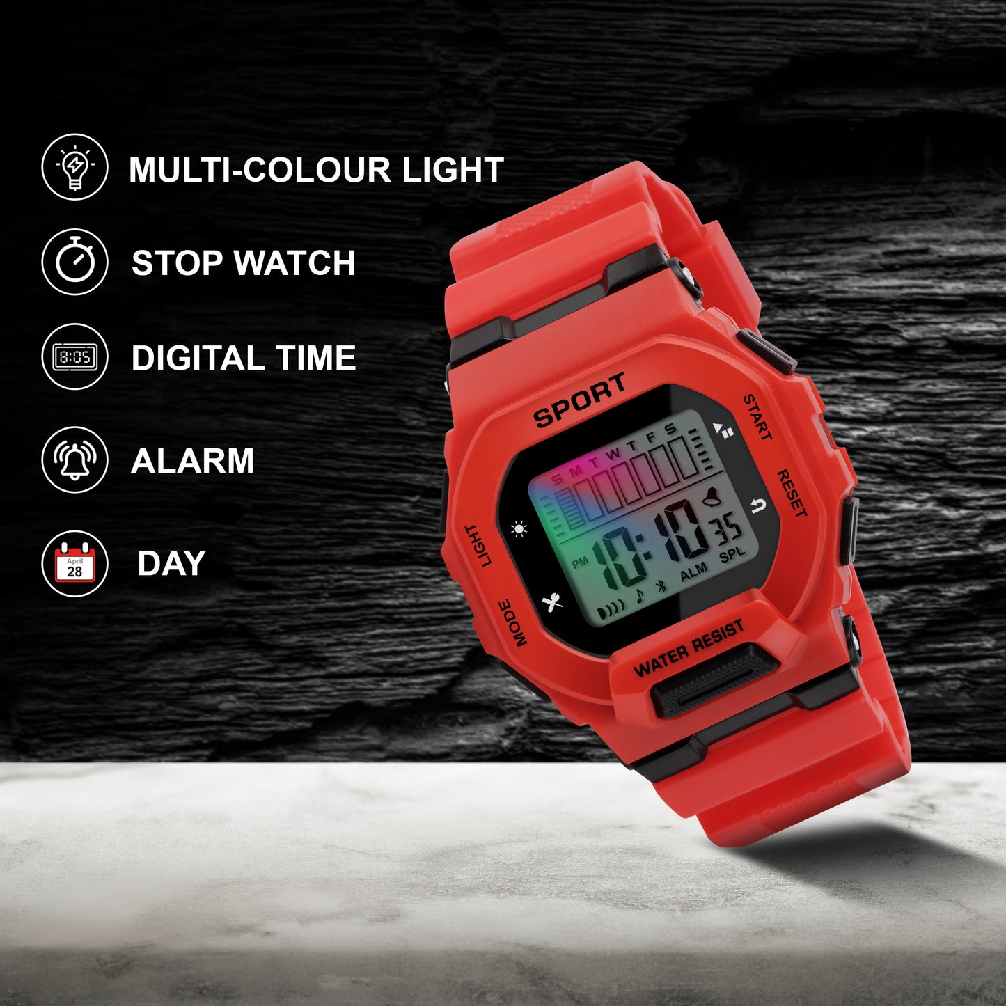 Matrix Sportz Digital Silicone Strap Watch for Kids