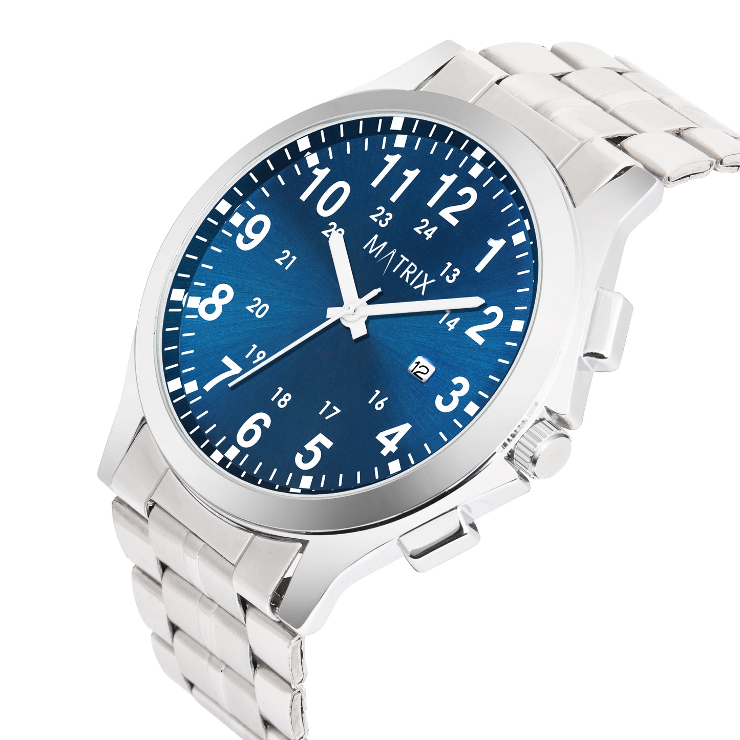 Matrix Classic Date Edition With Stainless Steel Strap Analog Watch for Men
