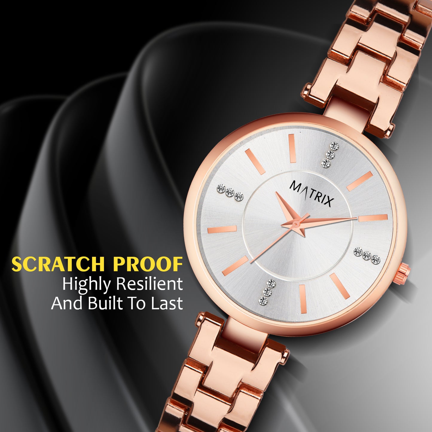 DAISY Stone Studded Bracelet Analog Watch for Women