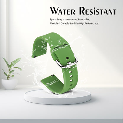 Matrix Accessorize 22MM Silicone Loop Strap (Colour : Green)
