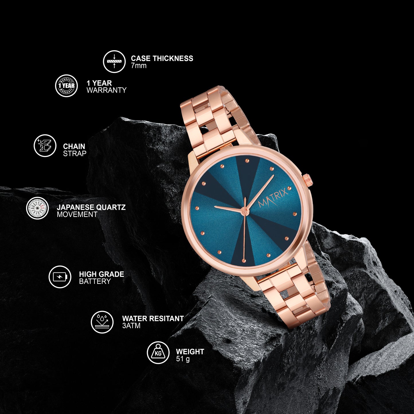 DAISY Bracelet Analog Watch for Women
