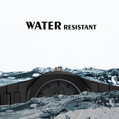 Matrix Arabian | Black Aura Dial & Polycarbonate Strap Analog Watch for Men & Boys (Cardinal Numbers)