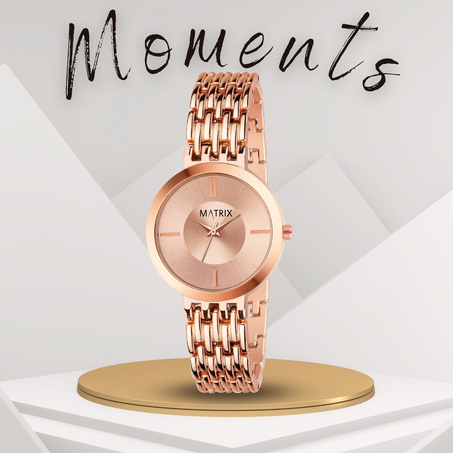 MOMENTS Bracelet Analog Watch for Women