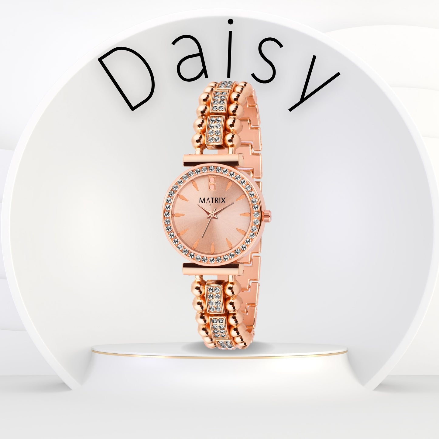 DAISY Stone Studded Bracelet Analog Watch for Women