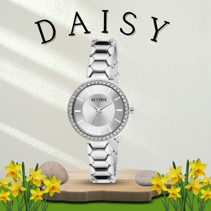 DAISY Stone Studded Bracelet Analog Watch for Women