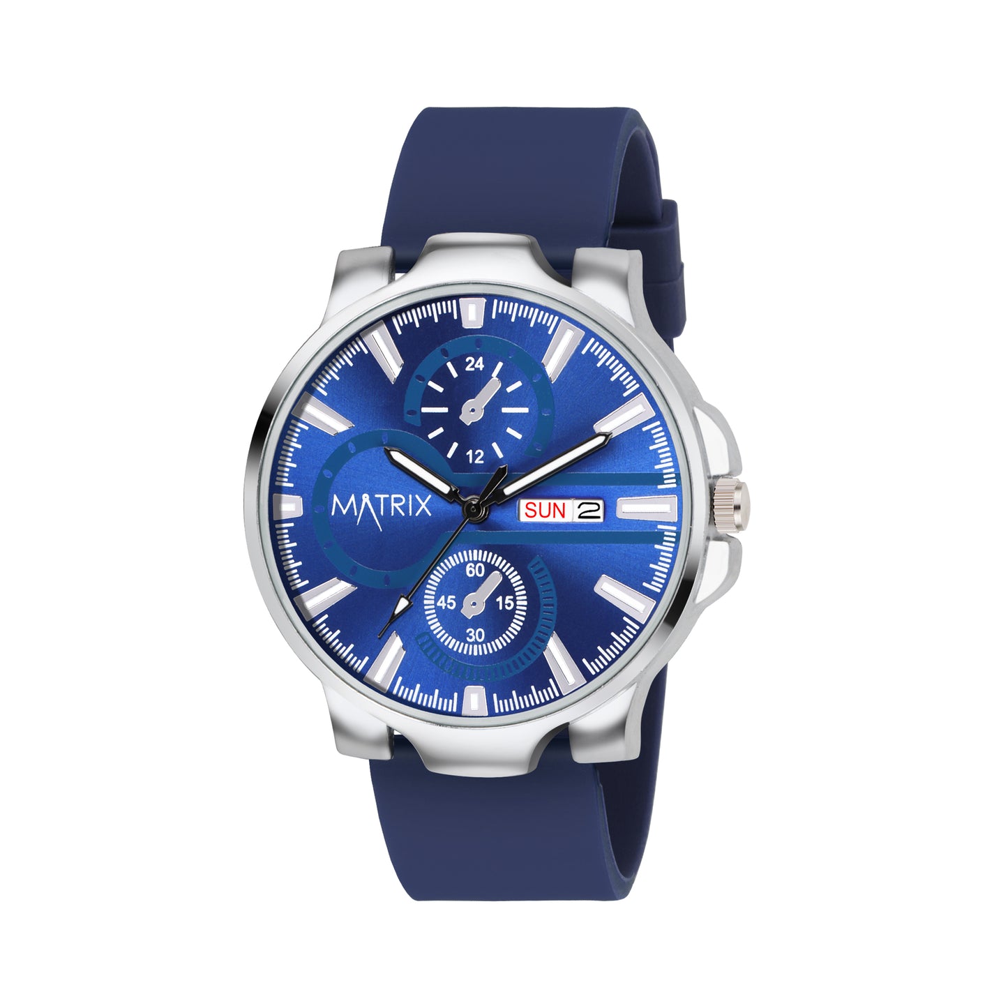 Matrix SUPERIOR 2.0 Day & Date Silicone Strap Analog Watch For Men & Boys