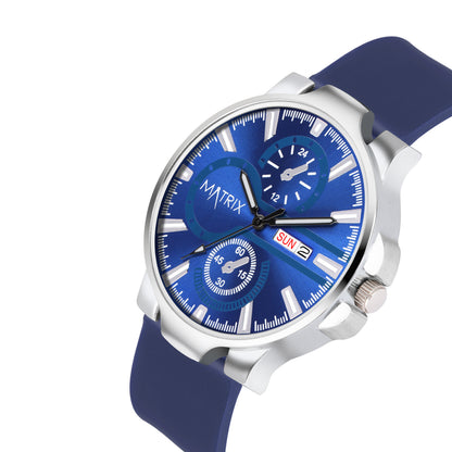 Matrix SUPERIOR 2.0 Day & Date Silicone Strap Analog Watch For Men & Boys