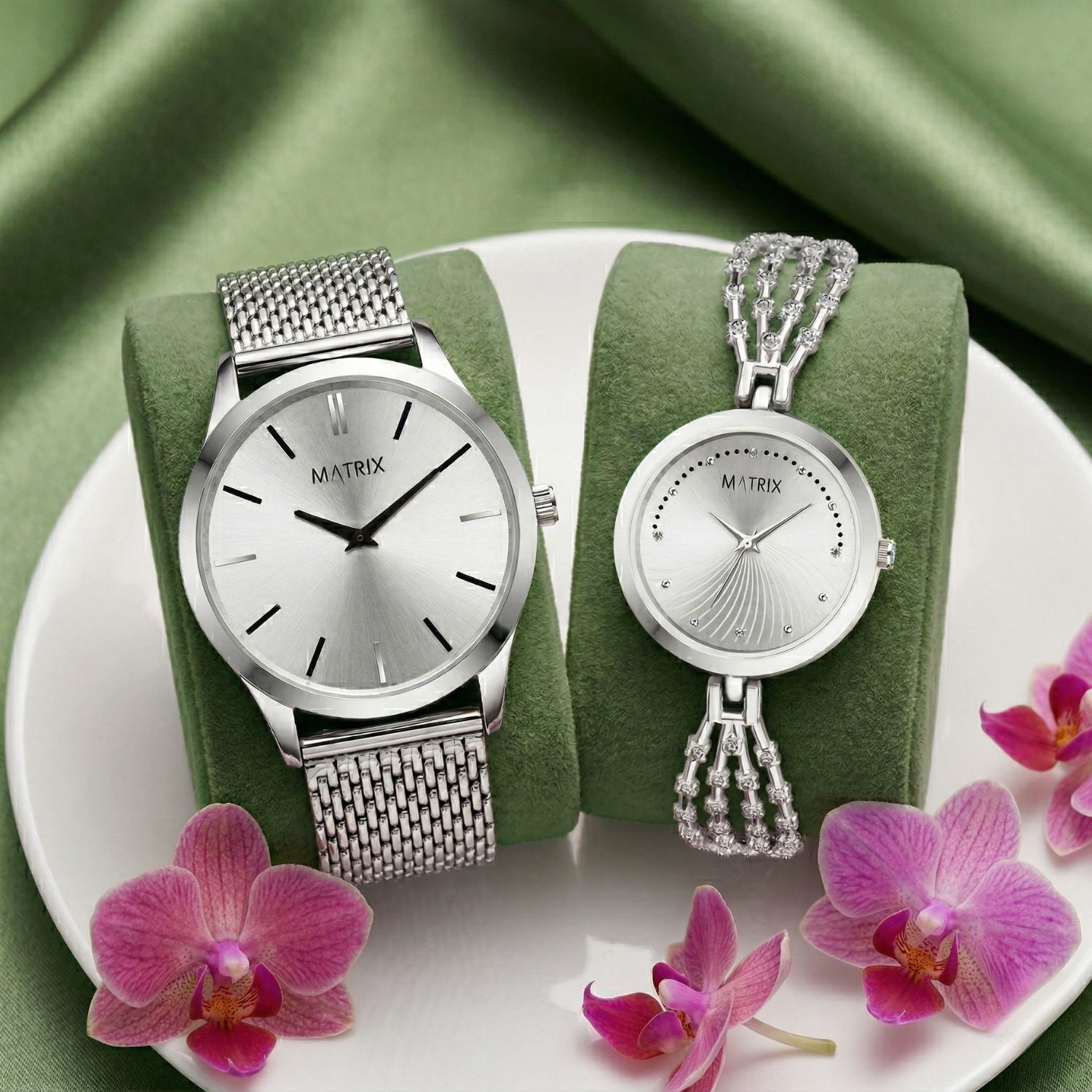 Matrix EVERBOND Analog Couple Watches For Men & Women – Matrix Timepiece