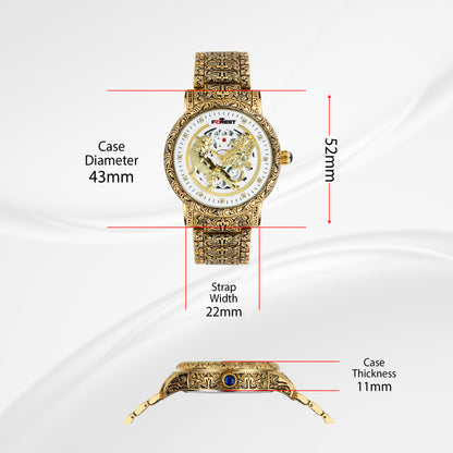 MATRIX Forest Dragon Analog Watch for Men & Boys