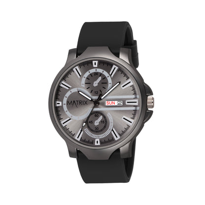 Matrix SUPERIOR 2.0 Day & Date Silicone Strap Analog Watch For Men & Boys
