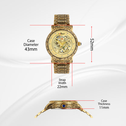 MATRIX Forest Dragon Analog Watch for Men & Boys