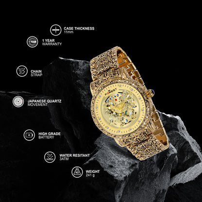 MATRIX Forest Dragon Analog Watch for Men & Boys