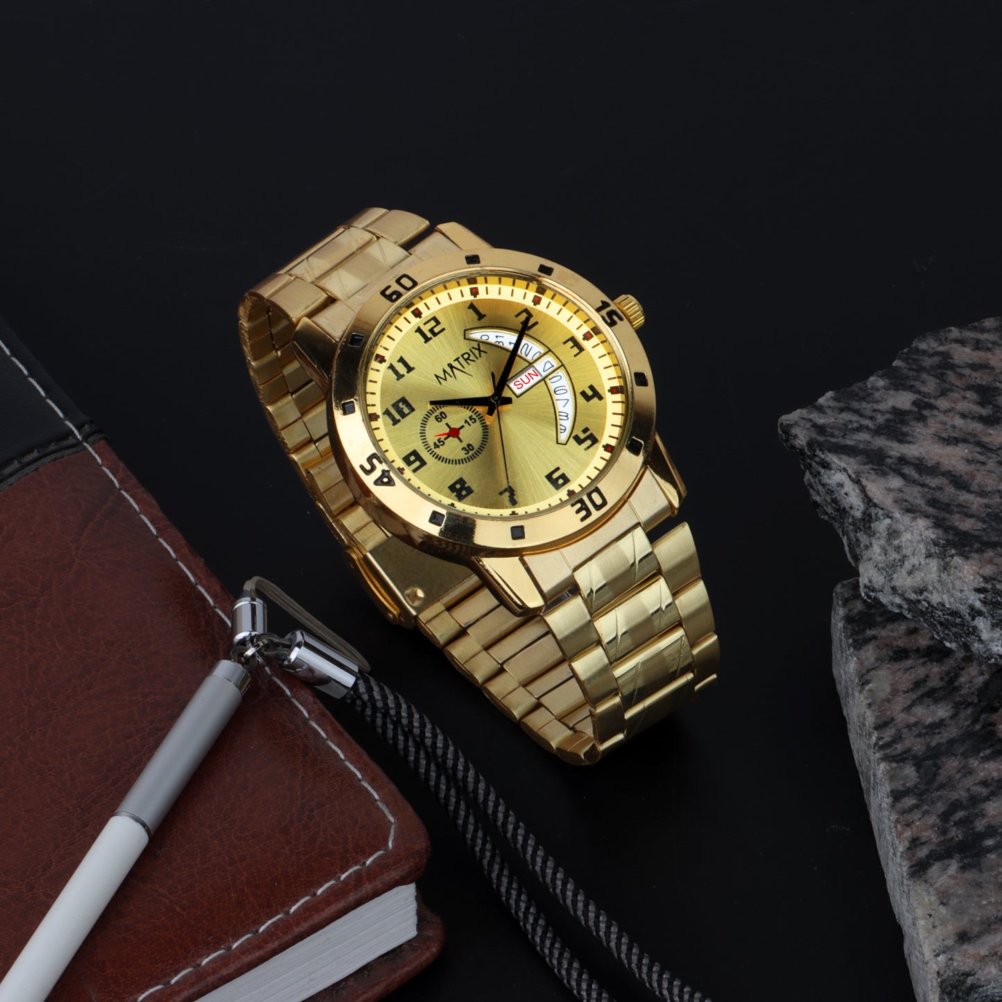 Matrix Classic Stainless Steel Analog Watch For Men