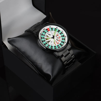 Matrix MotionX Rotating Roulette Dial With Stainless Steel Strap Analog Watch for Men