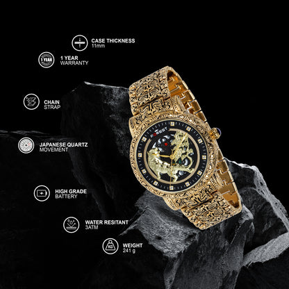 MATRIX Forest Dragon Analog Watch for Men & Boys