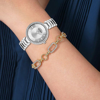 DAISY Stone Studded Bracelet Analog Watch for Women