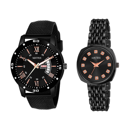Matrix EVERBOND Analog Couple Watches For Men & Women