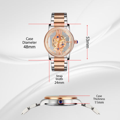 MATRIX Forest Skeleton Analog Watch for Men & Boys