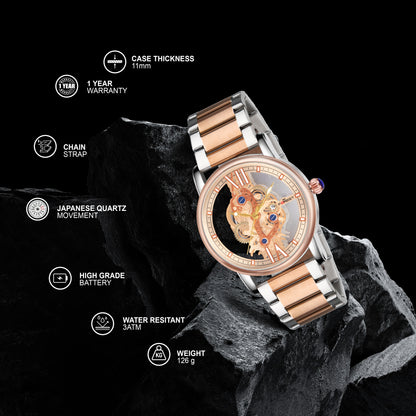 MATRIX Forest Skeleton Analog Watch for Men & Boys