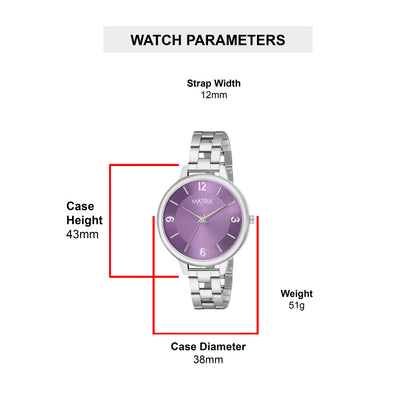 Matrix Bloom Collection Women's Analog Wrist Watch