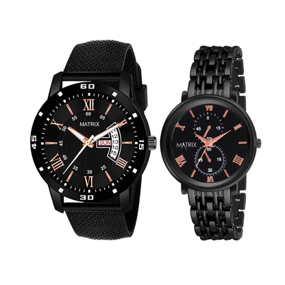 Matrix EVERBOND Analog Couple Watches For Men & Women