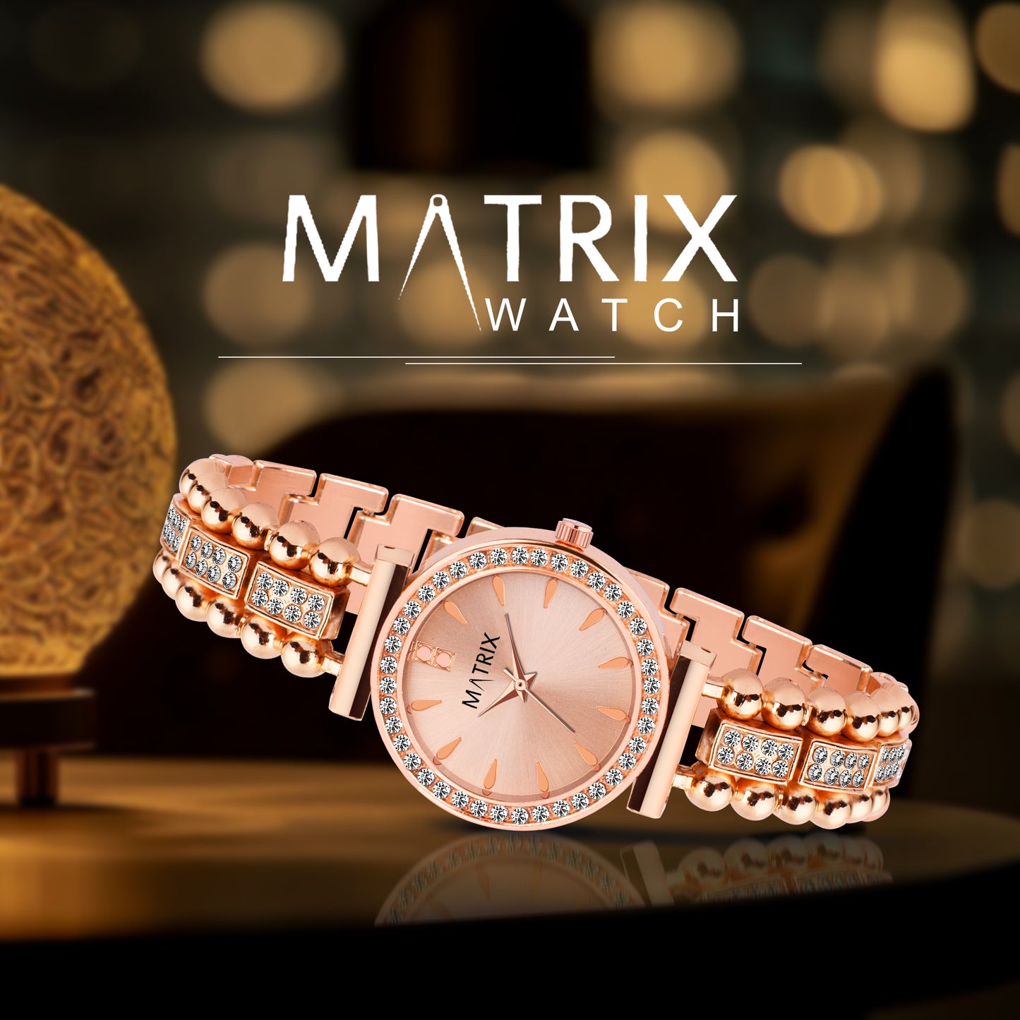 DAISY Stone Studded Bracelet Analog Watch for Women