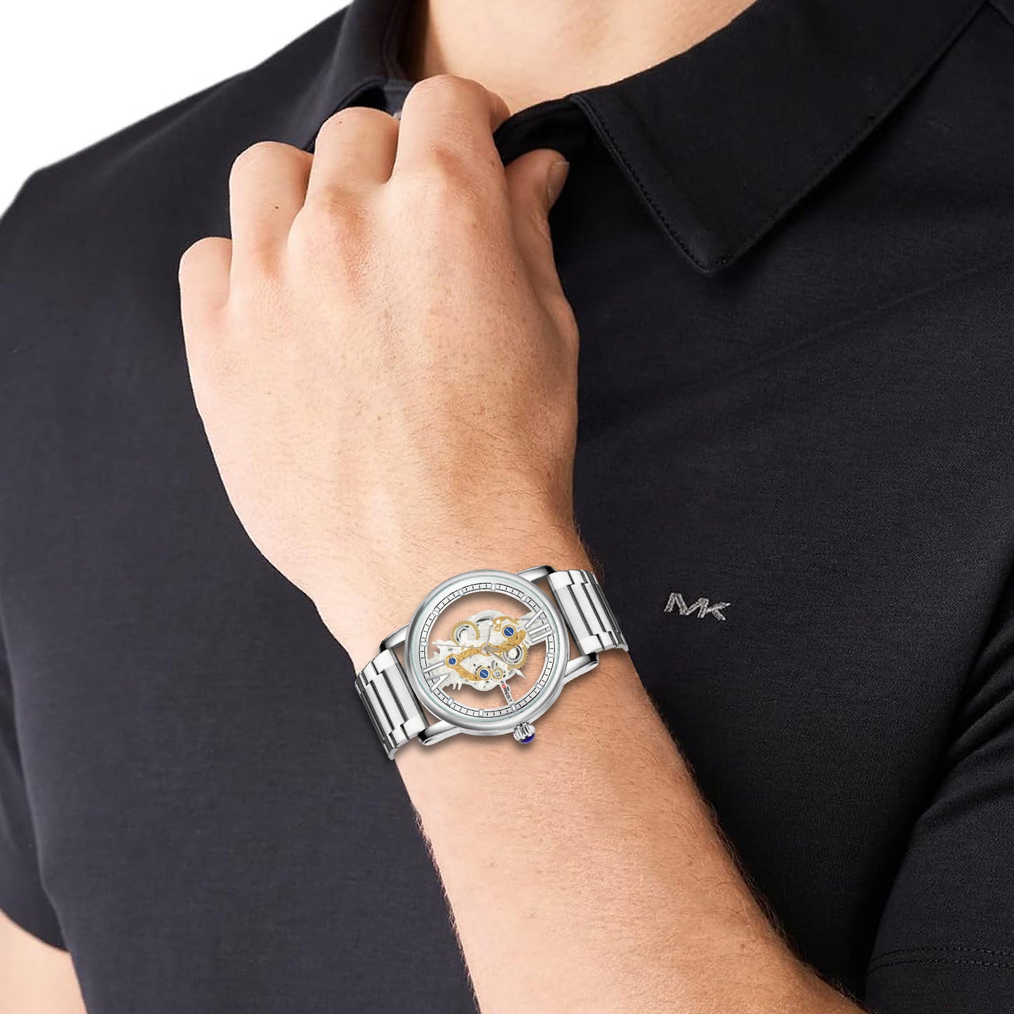 MATRIX Forest Skeleton Analog Watch for Men & Boys