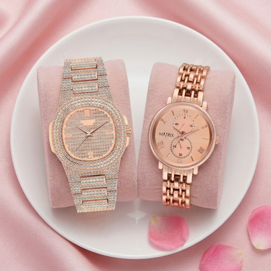 Matrix EVERBOND Analog Couple Watches For Men & Women