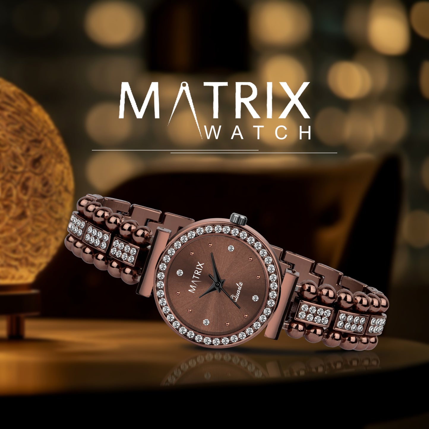 DAISY Stone Studded Bracelet Analog Watch for Women