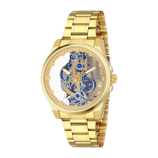 Matrix x Forest Edition Skeleton Stainless Steel Analog Watch For Men