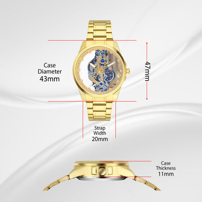 MATRIX Forest Skeleton Analog Watch for Men & Boys