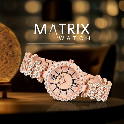 DAISY Stone Studded Bracelet Analog Watch for Women