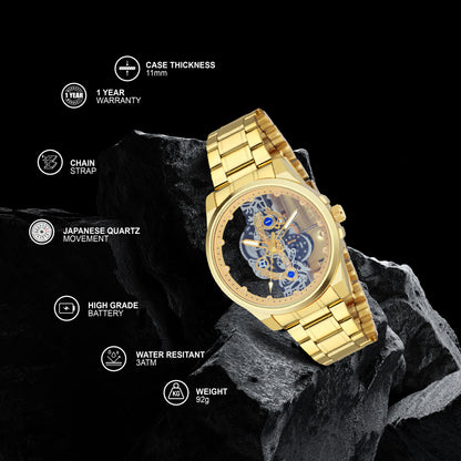 MATRIX Forest Skeleton Analog Watch for Men & Boys