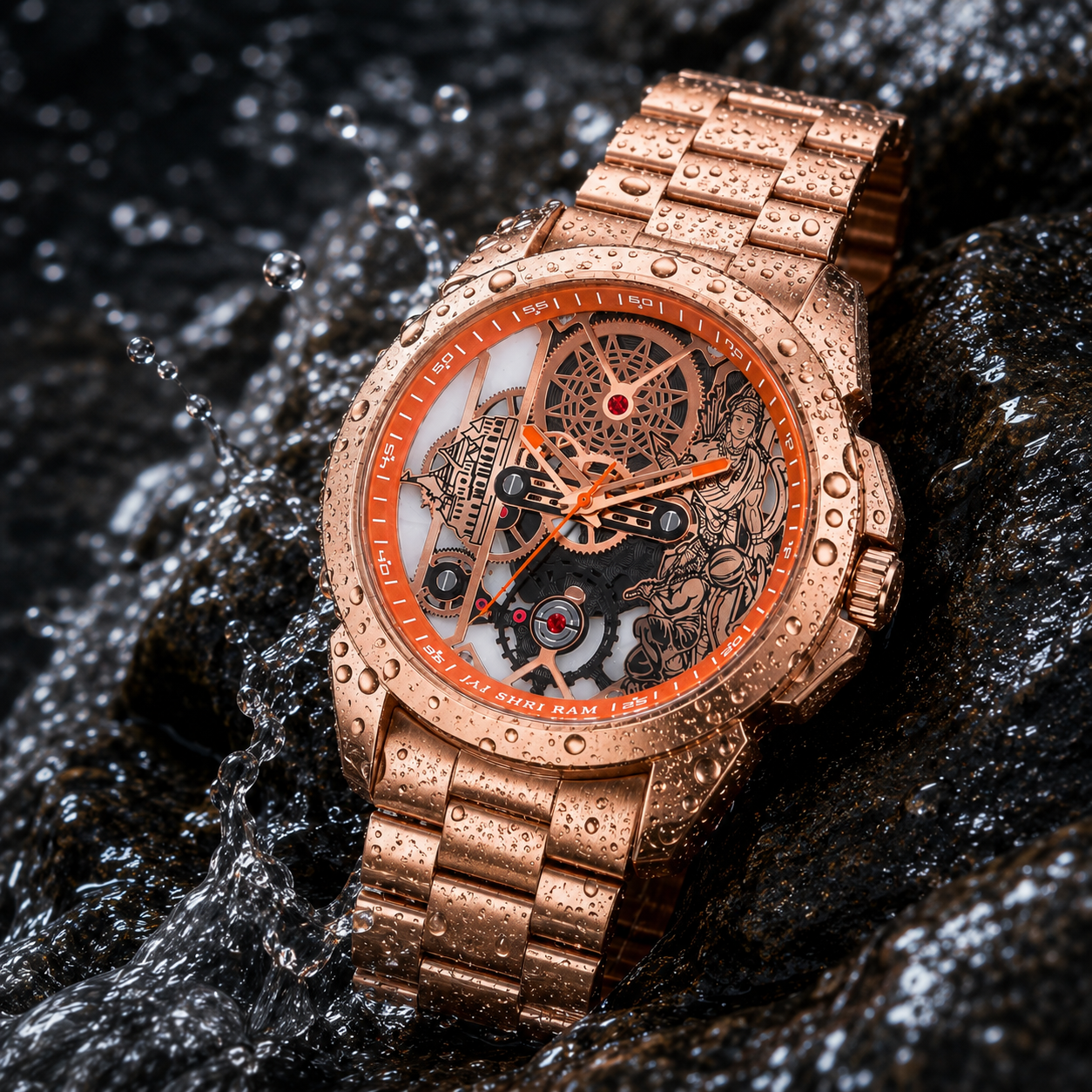 Matrix DIVINE LORD RAMA Stainless Steel Analog Watch For Men