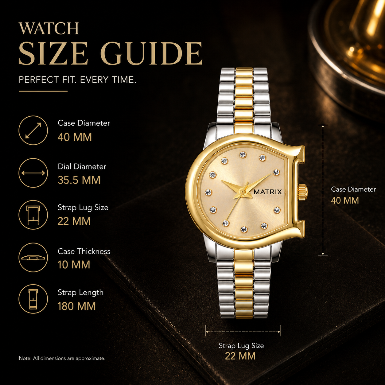 Matrix NOVA Collection Women's Analog Wrist Watch