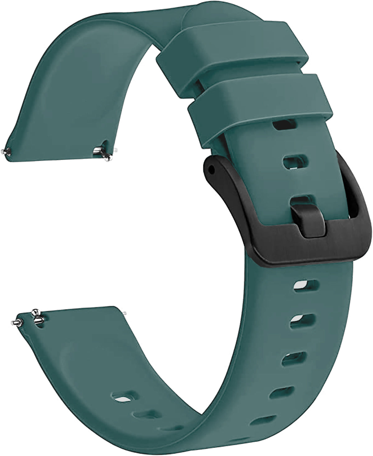 Matrix Accessorize 22MM Silicone Loop Strap (Colour :Light Teal Plain)