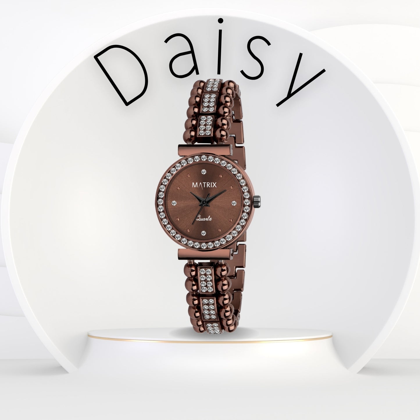 DAISY Stone Studded Bracelet Analog Watch for Women