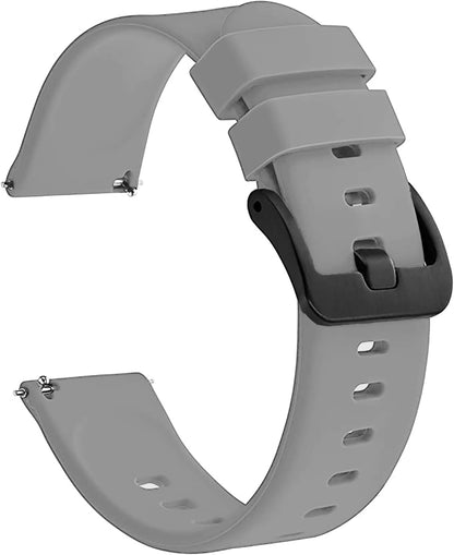 Matrix Accessorize 22MM Silicone Loop Strap (Colour :Grey Plain)