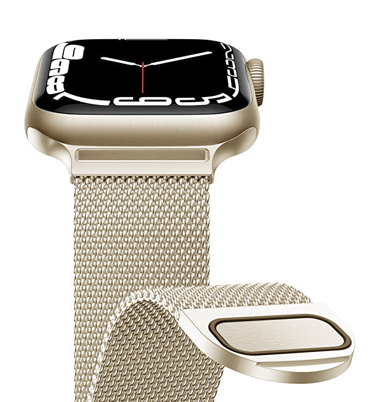 Matrix Accessorize 22MM Mesh Chain with Magnet Lock (Gold Mesh ...