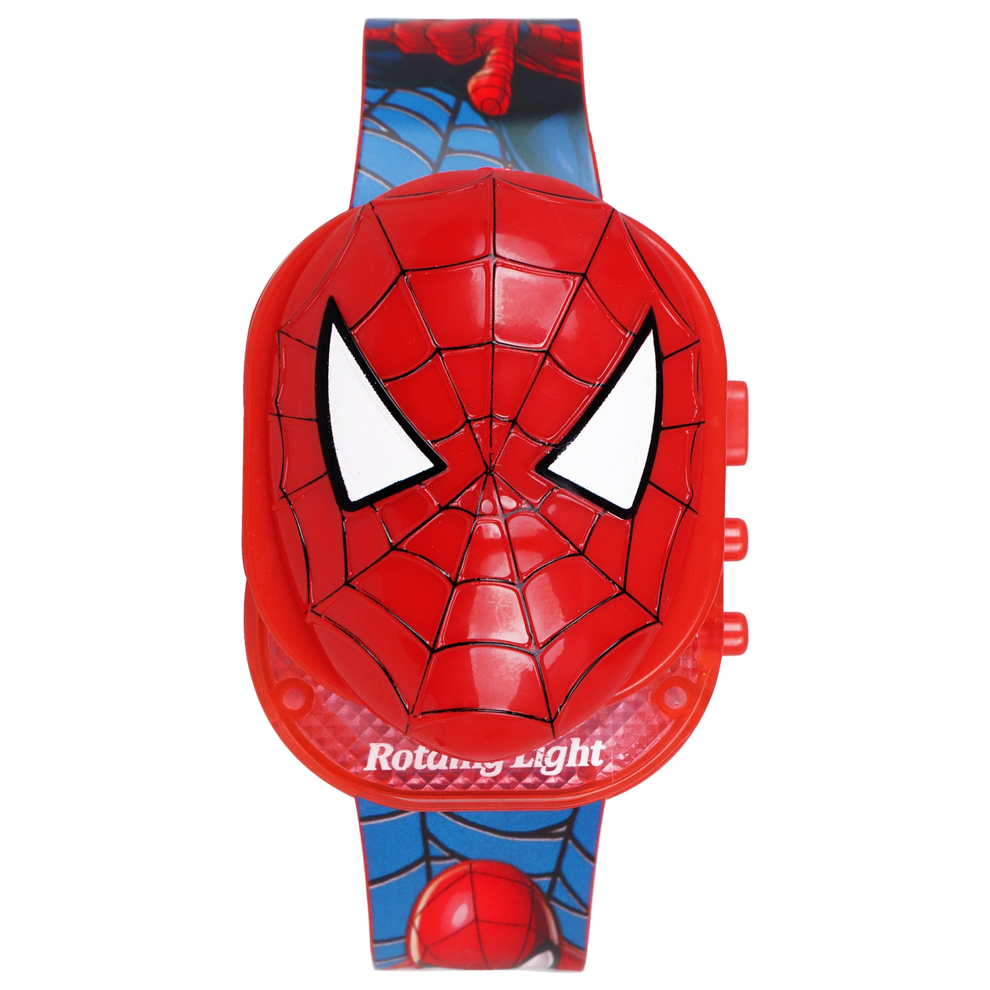 Matrix Premium Edition Spiderman 3D Face Light Digital Watch for Kids