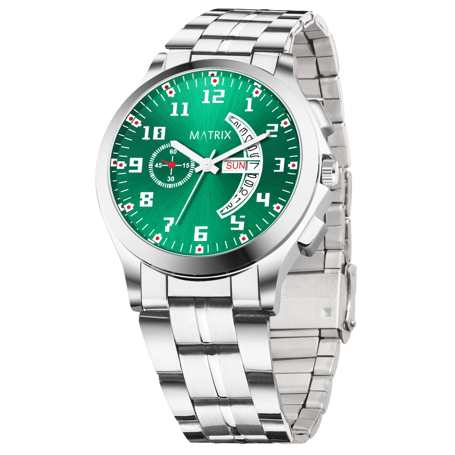Matrix Classic Stainless Steel Analog Watch For Men