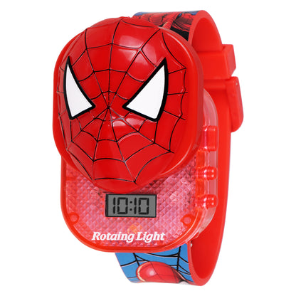 Matrix Premium Edition Spiderman 3D Face Light Digital Watch for Kids