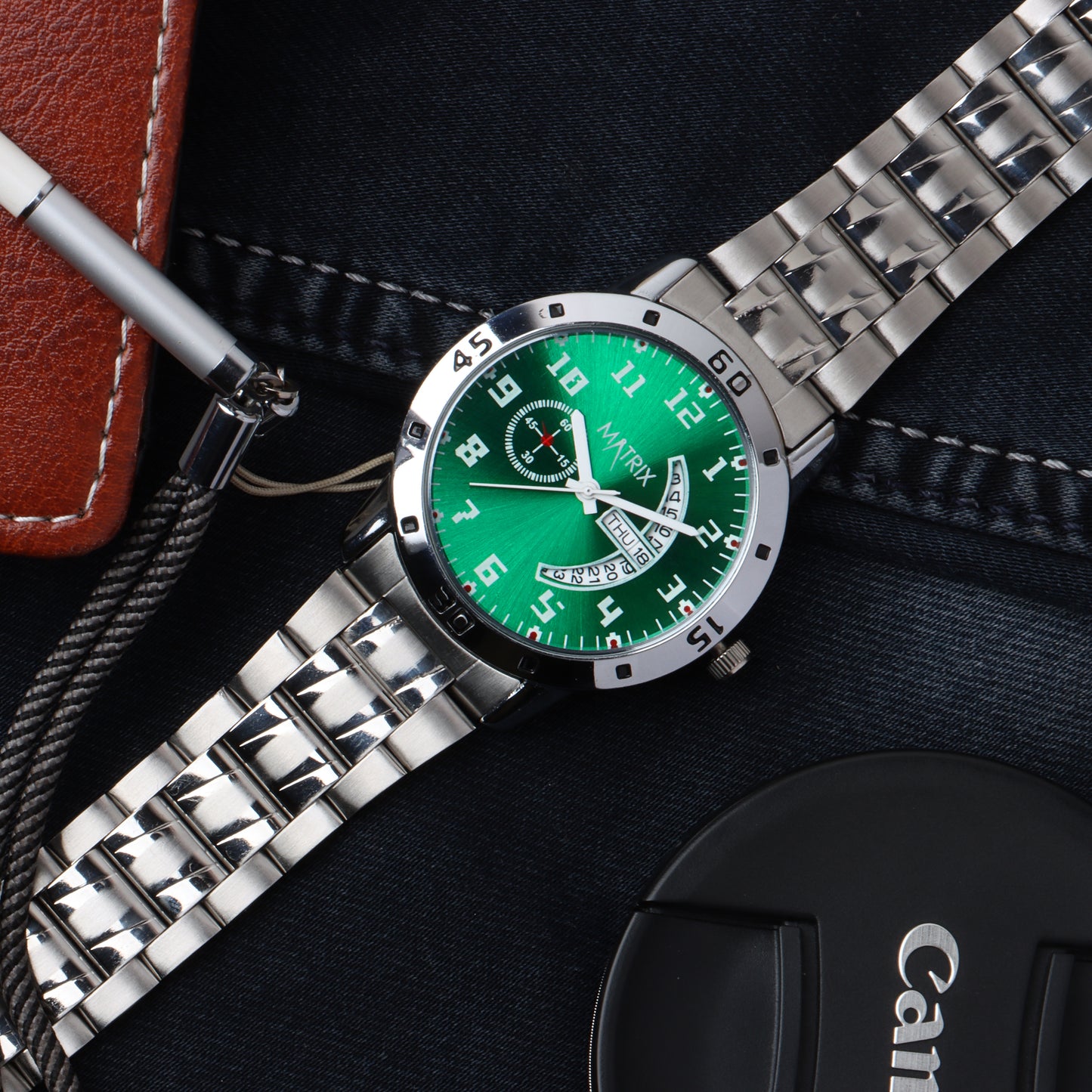 Matrix Classic Stainless Steel Analog Watch For Men