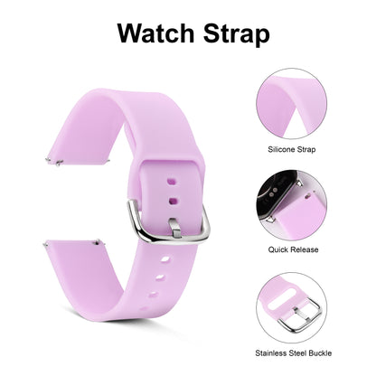 Matrix Accessorize 22MM Silicone Loop Strap (Colour : Pink)