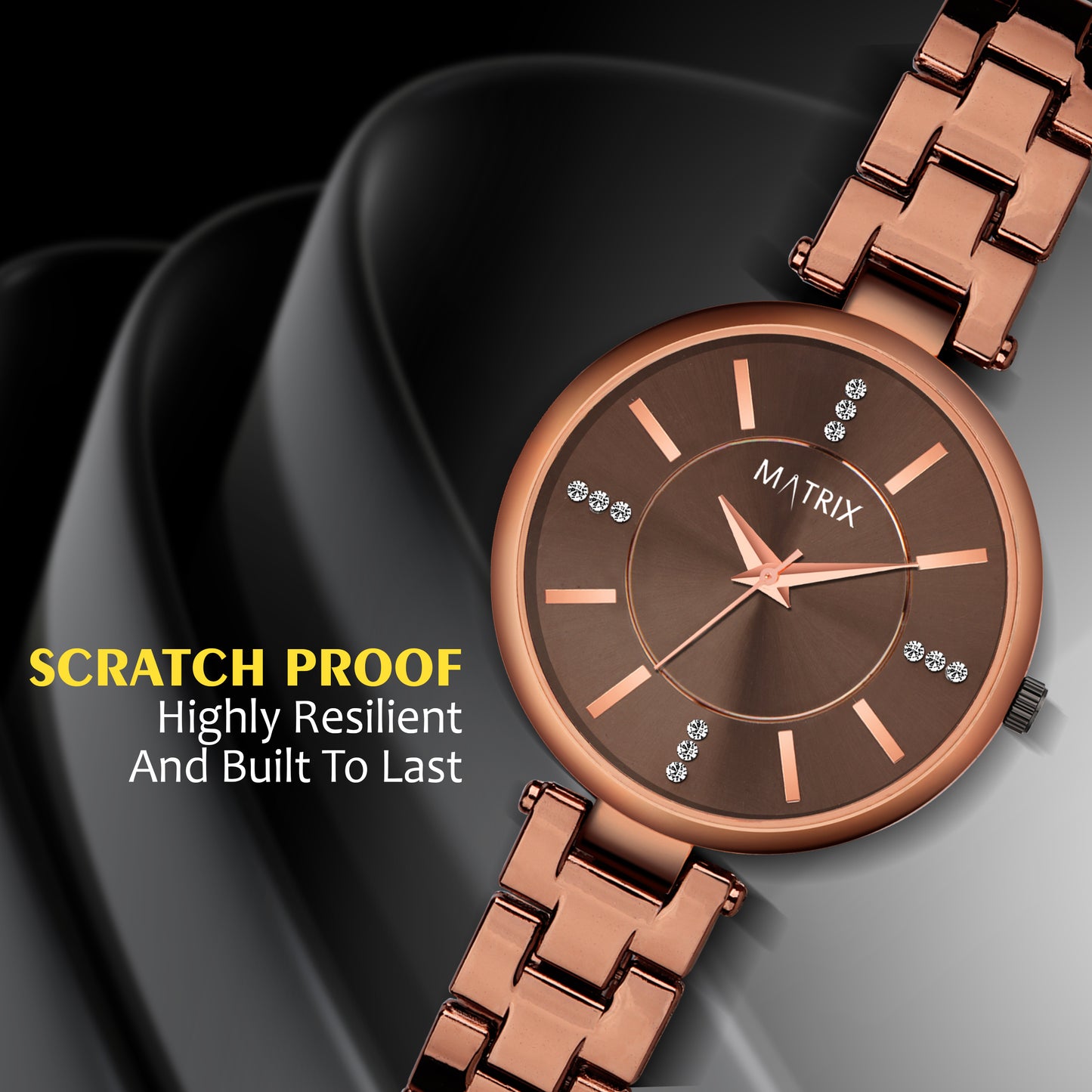 DAISY Stone Studded Bracelet Analog Watch for Women